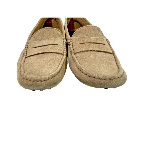 Tod's Gommino Suede Driving Loafers in Light Tobacco Sz EU 36.5 - Picture 4 of 9